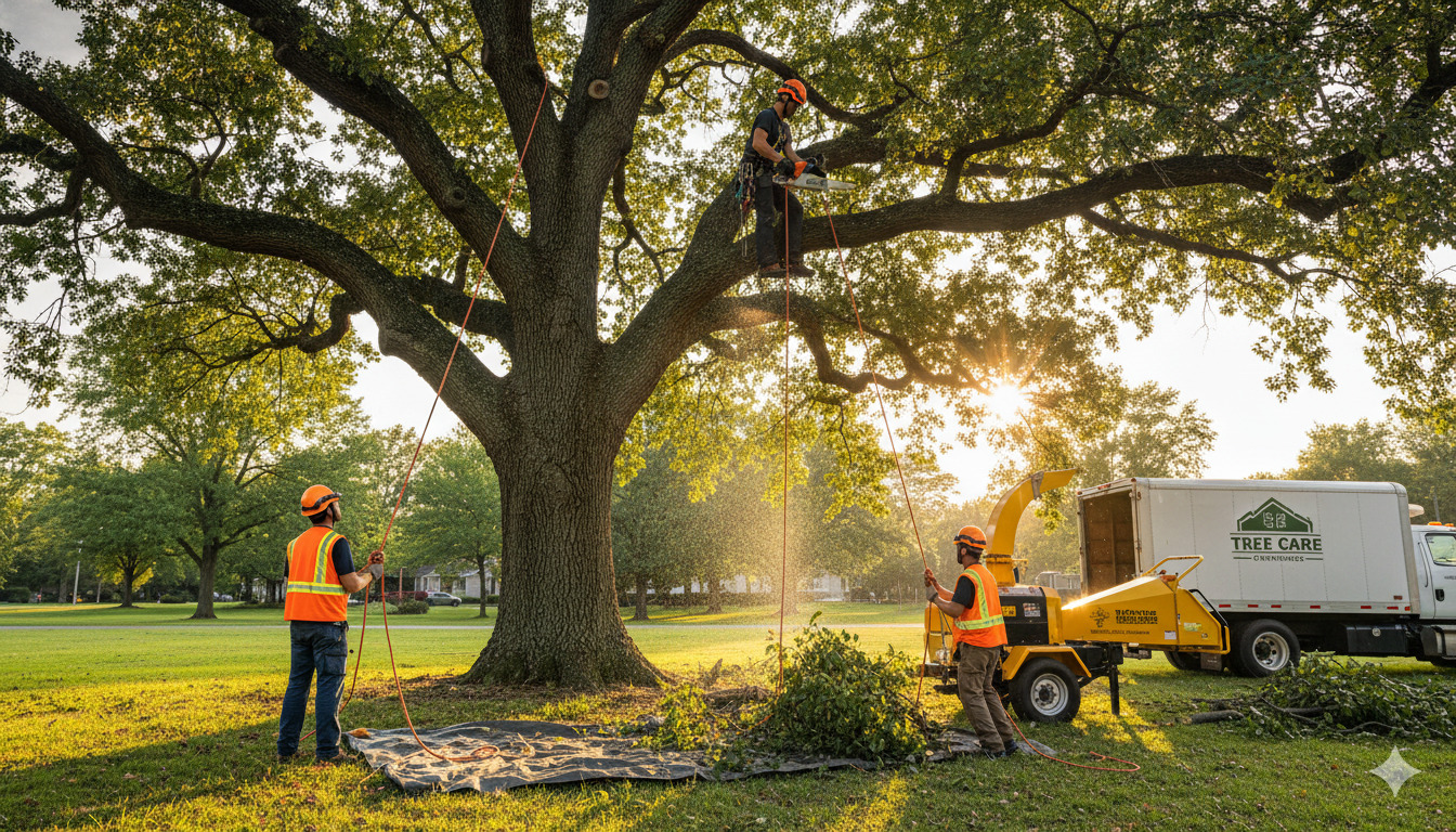 Professional tree pruning